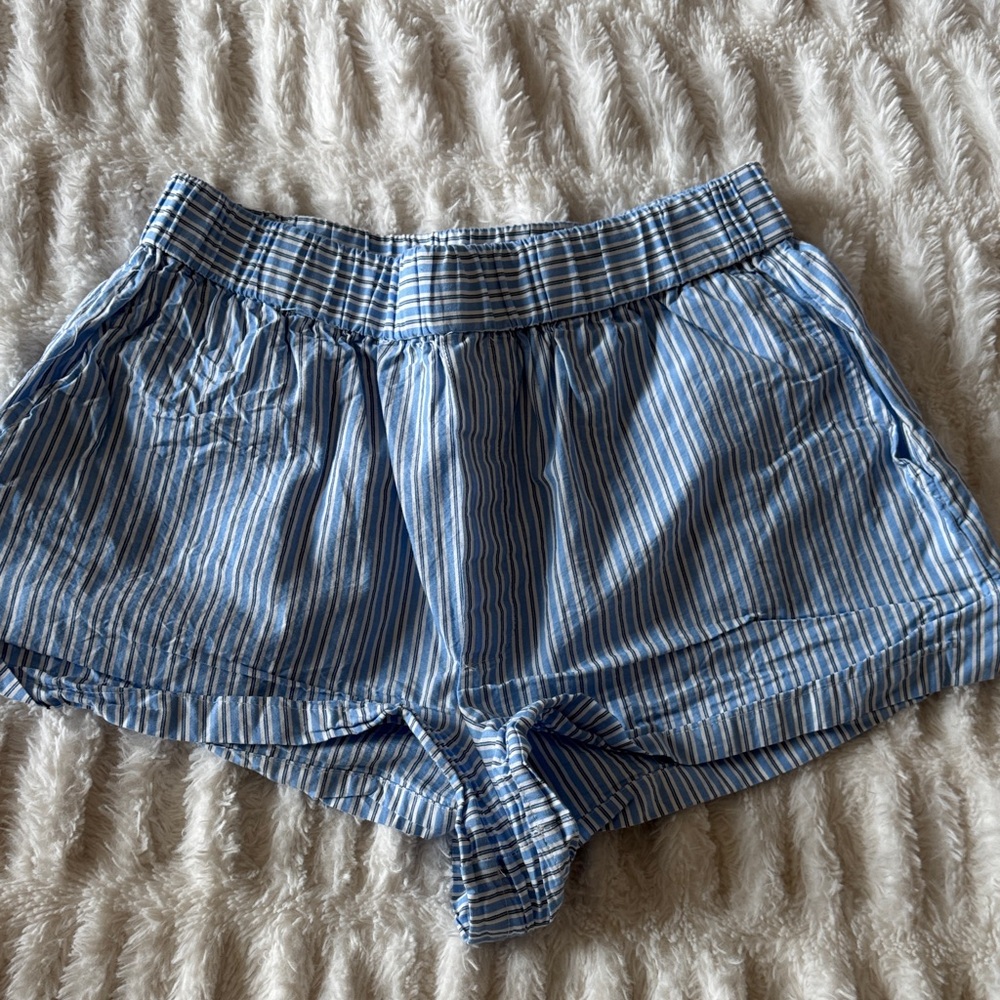 Zara Blue Pinstripe Boxers